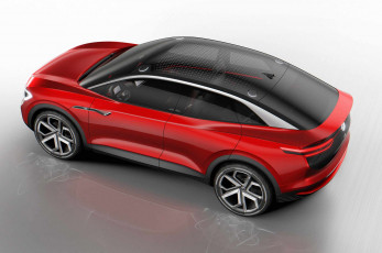 Картинка volkswagen+id+crozz+electric+crossover+concept+2017 автомобили volkswagen 2017 crossover electric красный id concept crozz