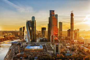 Картинка города москва+ россия москва сити столица здания