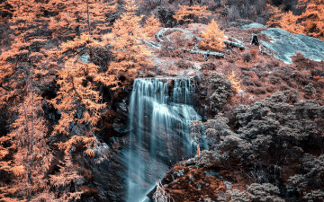 Картинка природа водопады вода водопад поток
