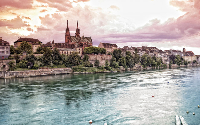 Обои картинки фото basel, switzerland, города, - улицы,  площади,  набережные