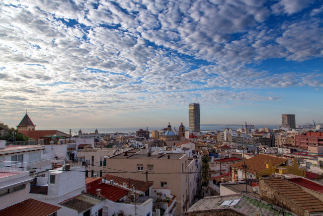 Обои картинки фото alicante, spain, города, - панорамы