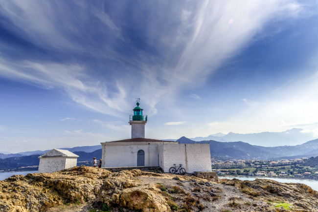 Обои картинки фото corsica, france, природа, маяки