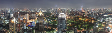 Картинка города огни ночного ночной город здания панорама