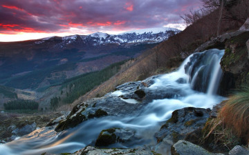 Картинка природа водопады горы пейзаж