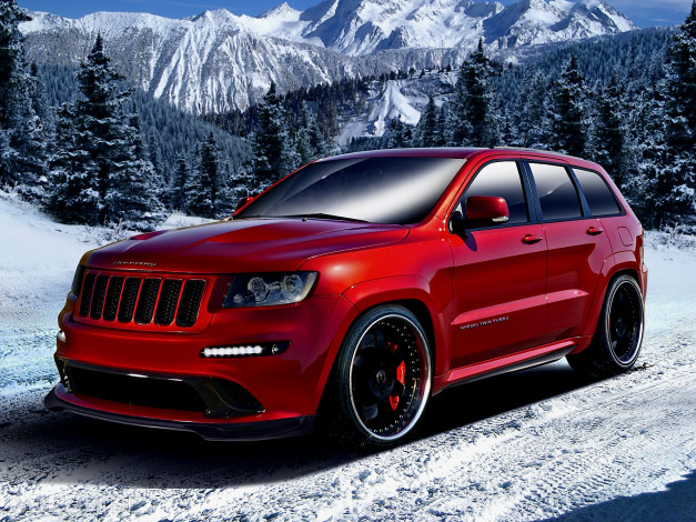 Обои картинки фото автомобили, jeep, hennessey