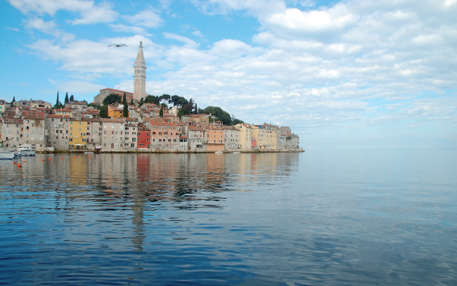 Обои картинки фото croatia, города, пейзажи, дома, побережье, хорватия, море