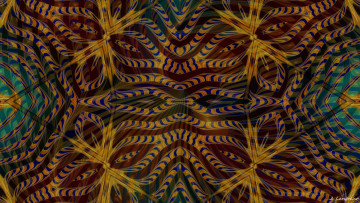 Картинка 3д графика fractal фракталы фон цвета узор линии