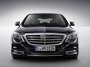 Картинка автомобили mercedes-benz темный s-600