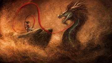 Картинка фэнтези драконы язык дракон