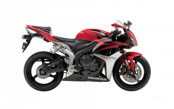 Картинка мотоциклы honda cbr600rr 2007 красный