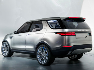 Картинка автомобили land-rover land rover discovery vision светлый 2014г concept