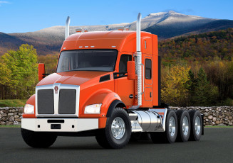 Картинка t880+52-inch+sleeper автомобили kenworth седельный тягач грузовик тяжелый