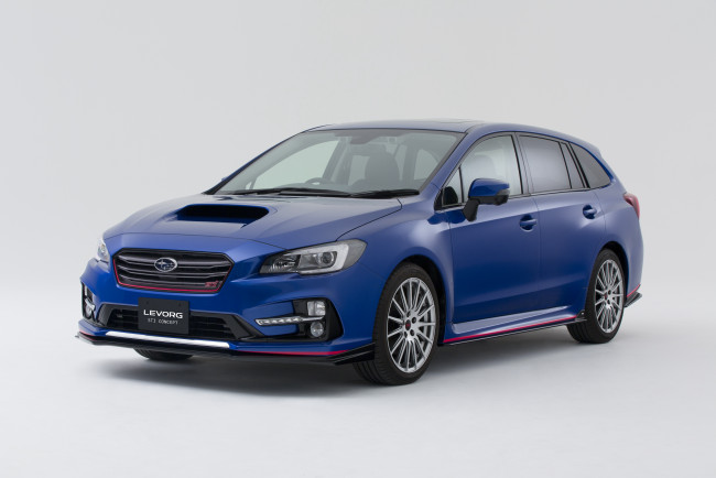 Обои картинки фото автомобили, subaru, levorg, sti, concept, 2016г