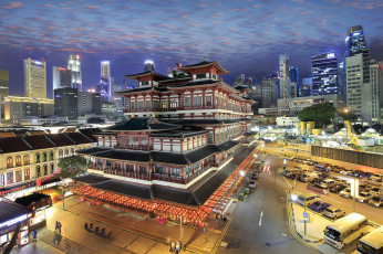 Картинка awakening+city города сингапур+ сингапур храм