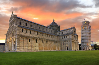 Картинка leaning+tower+of+pisa города пиза+ италия башня дворец