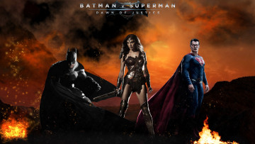 обоя кино фильмы, batman v superman,  dawn of justice, фон, униформа, мужчины, девушка