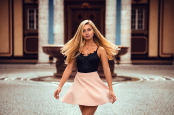 Картинка девушка девушки -unsort+ блондинки +светловолосые модель janine