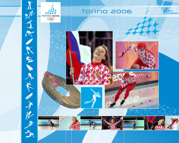 Обои картинки фото олимпиада, 2006, конькобежный, спорт, светлана, журова, другое