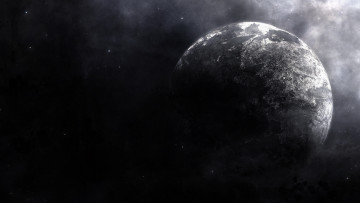 Картинка космос арт планета свечение