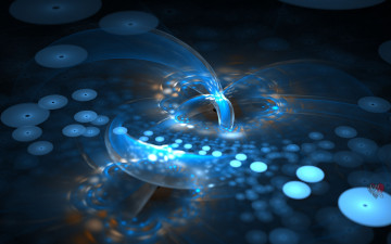 Картинка 3д графика abstract абстракции плазма неоновый свет