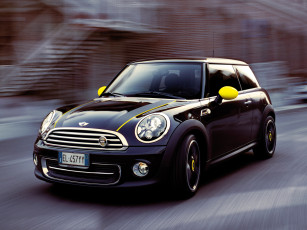 обоя автомобили, mini, cooper, r56, 2012, ray, line