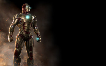 Картинка железный+человек фэнтези роботы +киборги +механизмы робот железный человек iron man