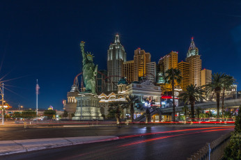 Картинка vegas города лас-вегас+ сша статуя отели казино