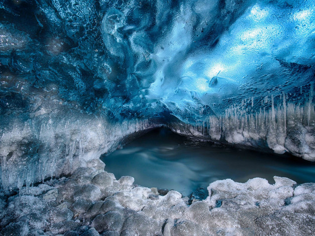 Обои картинки фото ледник ватнаёкюдль, природа, айсберги и ледники, мерзлота, холод, снег, пещера, лёд, ледник