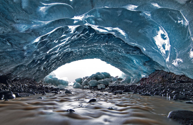 Обои картинки фото ледник ватнаёкюдль, природа, айсберги и ледники, ледник, мерзлота, снег, пещера, холод, лёд