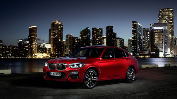 Картинка bmw+x4+m40d+2019 автомобили bmw x4 m40d 2019 red