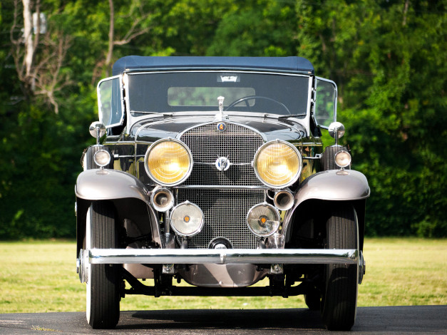 Обои картинки фото cadillac v12 370 a roadster by fleetwood 1930, автомобили, классика, 1930, fleetwood, roadster, a, 370, v12, cadillac