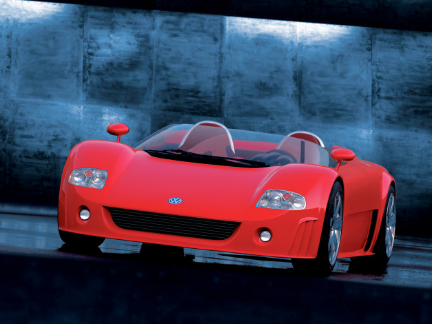 Обои картинки фото volkswagen w12 roadster concept 1998, автомобили, volkswagen, roadster, w12, 1998, concept