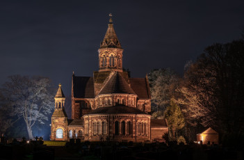 обоя города, - православные церкви,  монастыри, st, paul`s, church, церковь, ночь