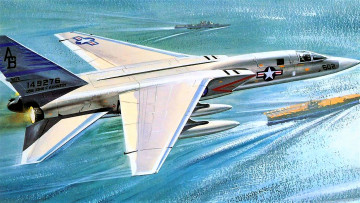 Картинка авиация 3д рисованые v-graphic самолет море корабли