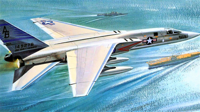 Обои картинки фото авиация, 3д, рисованые, v-graphic, самолет, море, корабли