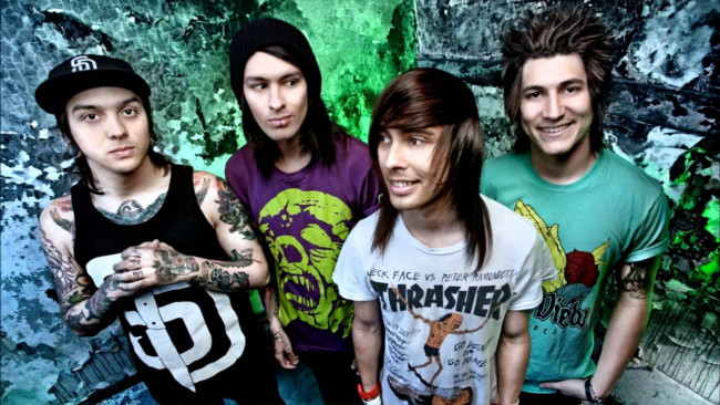 Обои картинки фото pierce-the-veil, музыка, pierce the veil, группа