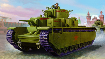 Картинка рисованное армия т-35