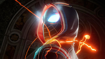 обоя видео игры, marvel`s spider-man, marvel's, spider-man, miles, morales