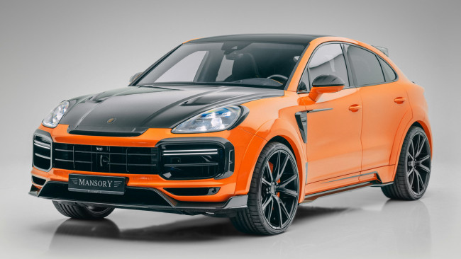 Обои картинки фото porsche cayenne turbo coupe by mansory 2020, автомобили, porsche, cayenne, turbo, coupe, by, mansory, 2020