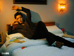 обоя мужчины, xiao zhan, актер, костюм, постель, карточки