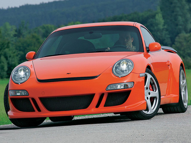 Обои картинки фото 2006, ruf, rt, 12, автомобили, porsche