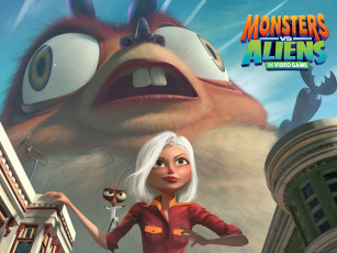 Картинка видео игры monsters vs aliens