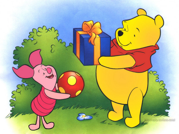 Обои картинки фото мультфильмы, winnie, the, pooh