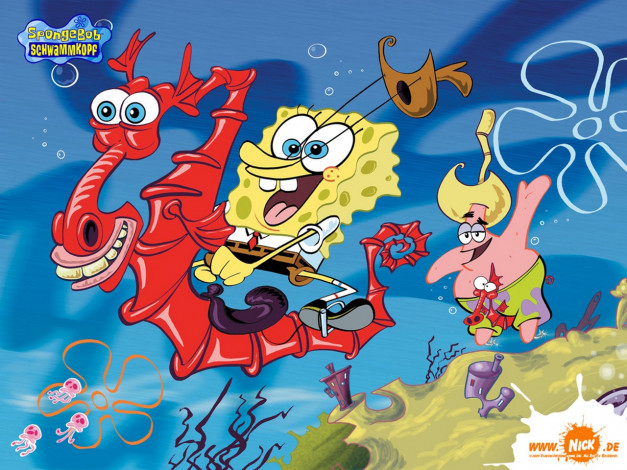Обои картинки фото мультфильмы, spongebob, squarepants