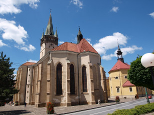 Картинка церковь св николая города католические соборы костелы аббатства словакия