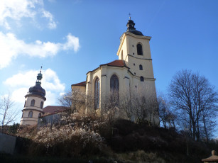 Картинка церквовь св войтеха города католические соборы костелы аббатства Чехия