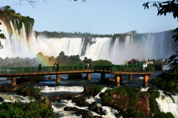 Картинка природа водопады foz do iguacu