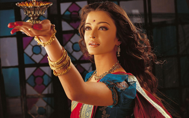 Обои картинки фото Aishwarya Rai, девушки