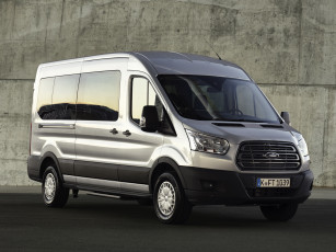 обоя автомобили, ford, minibus, 2014, l3h2, transit