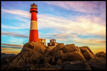 Картинка природа маяки маяк валуны побережье